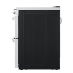 LG 30-in Glass Top 5 burners 4.3-cu ft / 3-cu ft Air Fry Convection Oven Freestanding Double Oven Electric Range ( Stainless Steel )