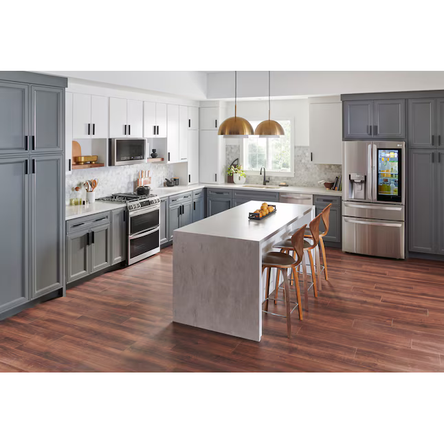 LG 30-in 5 burners 2.6-cu ft / 4.3-cu ft Air Fry Convection Oven Freestanding Double Oven Gas Range (PrintProof Stainless Steel), LTGL6937F/00 *JR2508, Retail: $3,799.00, FINAL PRICE: $1,799.99 + TAX