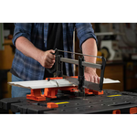 Jorgensen 17-in Blade x 24-in D Plastic/Steel Miter Box, 60120  5024406, MSRP: $49.98, FINAL: