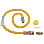 EASTMAN 48-in 3/4 -in MIP Inlet x 3/4 -in MIP Outlet Corrugated Stainless Steel Gas Appliance Installation Kit, 30YE54V45048K #5137068  *JR2512, Retail: $39.98, FINAL PRICE: $27.99 + TAX
