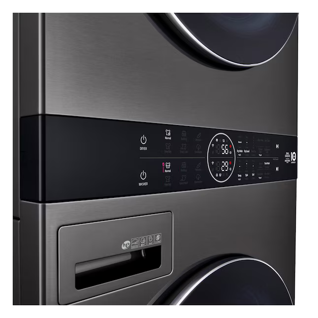 LG Ventless Heat Pump WashTower Stacked Laundry Center with 4.5-cu ft Front load Washer and Electric 7.2-cu ft Dryer, WKHC202HBA *JR2509, Retail: $3,099.00, FINAL PRICE: $1,599.99 + TAX