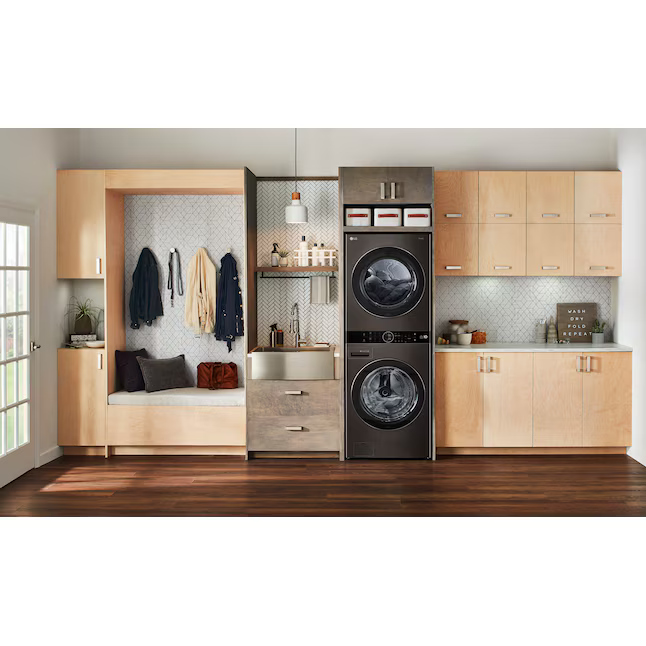 LG Ventless Heat Pump WashTower Stacked Laundry Center with 4.5-cu ft Front load Washer and Electric 7.2-cu ft Dryer, WKHC202HBA *JR2509, Retail: $3,099.00, FINAL PRICE: $1,599.99 + TAX