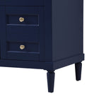 Ever Living Fawn 60-Inch Single Sink Vanity in Blue with a White Engineered Countertop, VF31860BL, FINAL PRICE: $799.99 + TAX [FBM-123]
