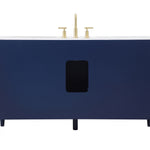 Ever Living Fawn 60-Inch Single Sink Vanity in Blue with a White Engineered Countertop, VF31860BL, FINAL PRICE: $799.99 + TAX [FBM-123]