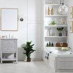 Ever Living Karly 24-Inch Single Sink Vanity in Light Grey with a  Countertop, VF27024GR, FINAL PRICE: $429.99 + TAX [FBM-131]