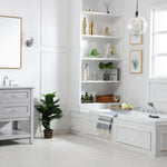 Ever Living Karly 24-Inch Single Sink Vanity in Light Grey with a  Countertop, VF27024GR, FINAL PRICE: $429.99 + TAX [FBM-131]