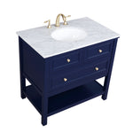 Ever Living Karly 36-Inch Single Sink Vanity in Blue with a  Countertop, VF27036BL, FINAL PRICE: $579.99 + TAX