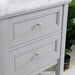 Ever Living Karly 24-Inch Single Sink Vanity in Light Grey with a  Countertop, VF27024GR, FINAL PRICE: $429.99 + TAX [FBM-131]