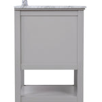 Ever Living Karly 24-Inch Single Sink Vanity in Light Grey with a  Countertop, VF27024GR, FINAL PRICE: $429.99 + TAX [FBM-131]