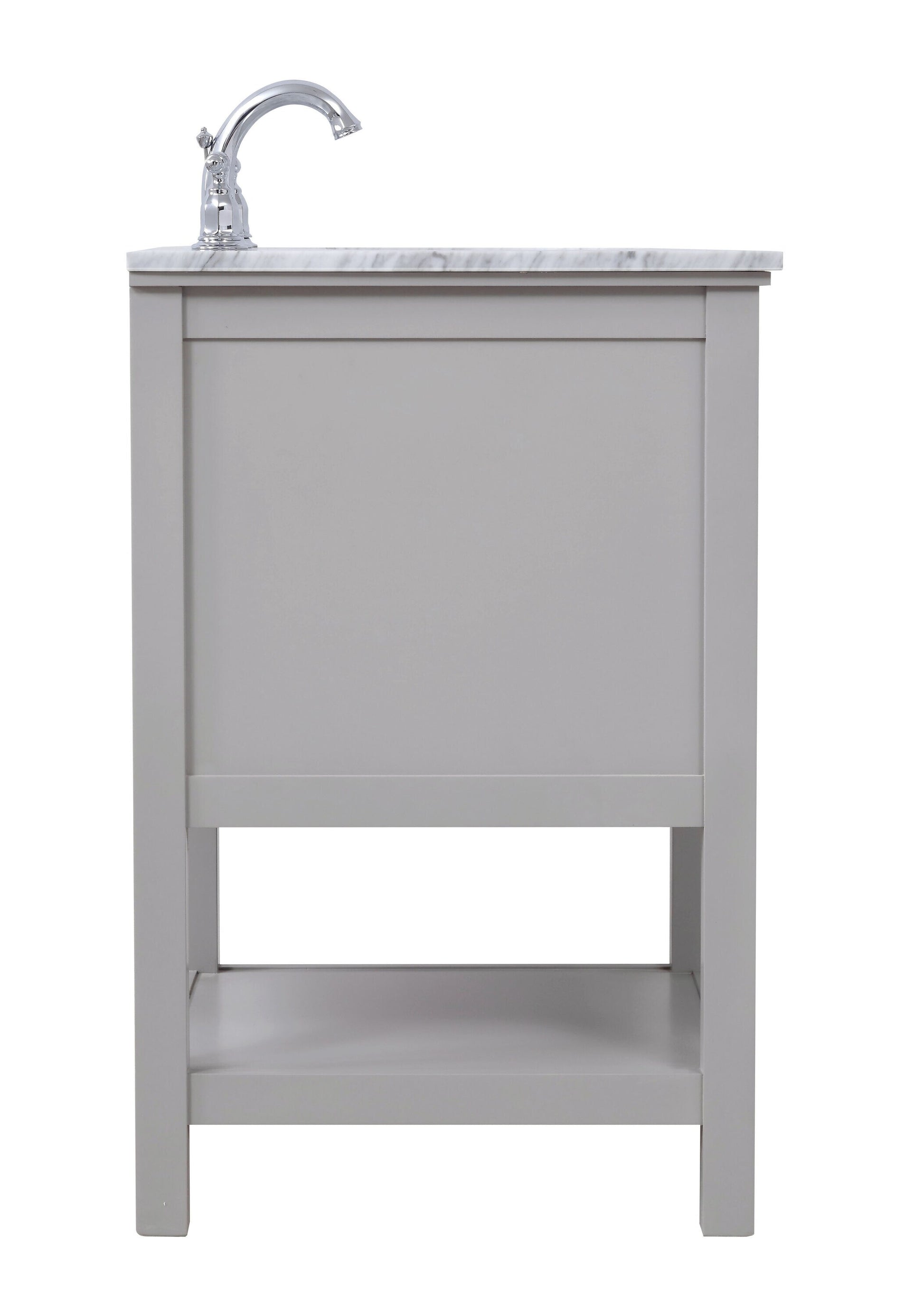 Ever Living Karly 24-Inch Single Sink Vanity in Light Grey with a  Countertop, VF27024GR, FINAL PRICE: $429.99 + TAX [FBM-131]