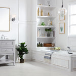 Ever Living Karly 24-Inch Single Sink Vanity in Light Grey with a  Countertop, VF27024GR, FINAL PRICE: $429.99 + TAX [FBM-131]