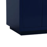 Ever Living Delta 36-Inch Single Sink Vanity in Blue with a Calacatta White Engineered Marble Countertop, VF19436BL, FINAL PRICE: $599.99 + TAX [FBM-146]