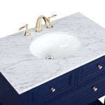 Ever Living Karly 36-Inch Single Sink Vanity in Blue with a  Countertop, VF27036BL, FINAL PRICE: $579.99 + TAX