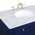 Ever Living Karly 36-Inch Single Sink Vanity in Blue with a  Countertop, VF27036BL, FINAL PRICE: $579.99 + TAX