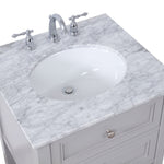 Ever Living Karly 24-Inch Single Sink Vanity in Light Grey with a  Countertop, VF27024GR, FINAL PRICE: $429.99 + TAX [FBM-131]
