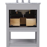 Ever Living Karly 24-Inch Single Sink Vanity in Light Grey with a  Countertop, VF27024GR, FINAL PRICE: $429.99 + TAX [FBM-131]