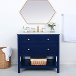 Ever Living Karly 36-Inch Single Sink Vanity in Blue with a  Countertop, VF27036BL, FINAL PRICE: $579.99 + TAX