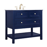 Ever Living Karly 36-Inch Single Sink Vanity in Blue with a  Countertop, VF27036BL, FINAL PRICE: $579.99 + TAX