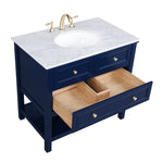 Ever Living Karly 36-Inch Single Sink Vanity in Blue with a  Countertop, VF27036BL, FINAL PRICE: $579.99 + TAX
