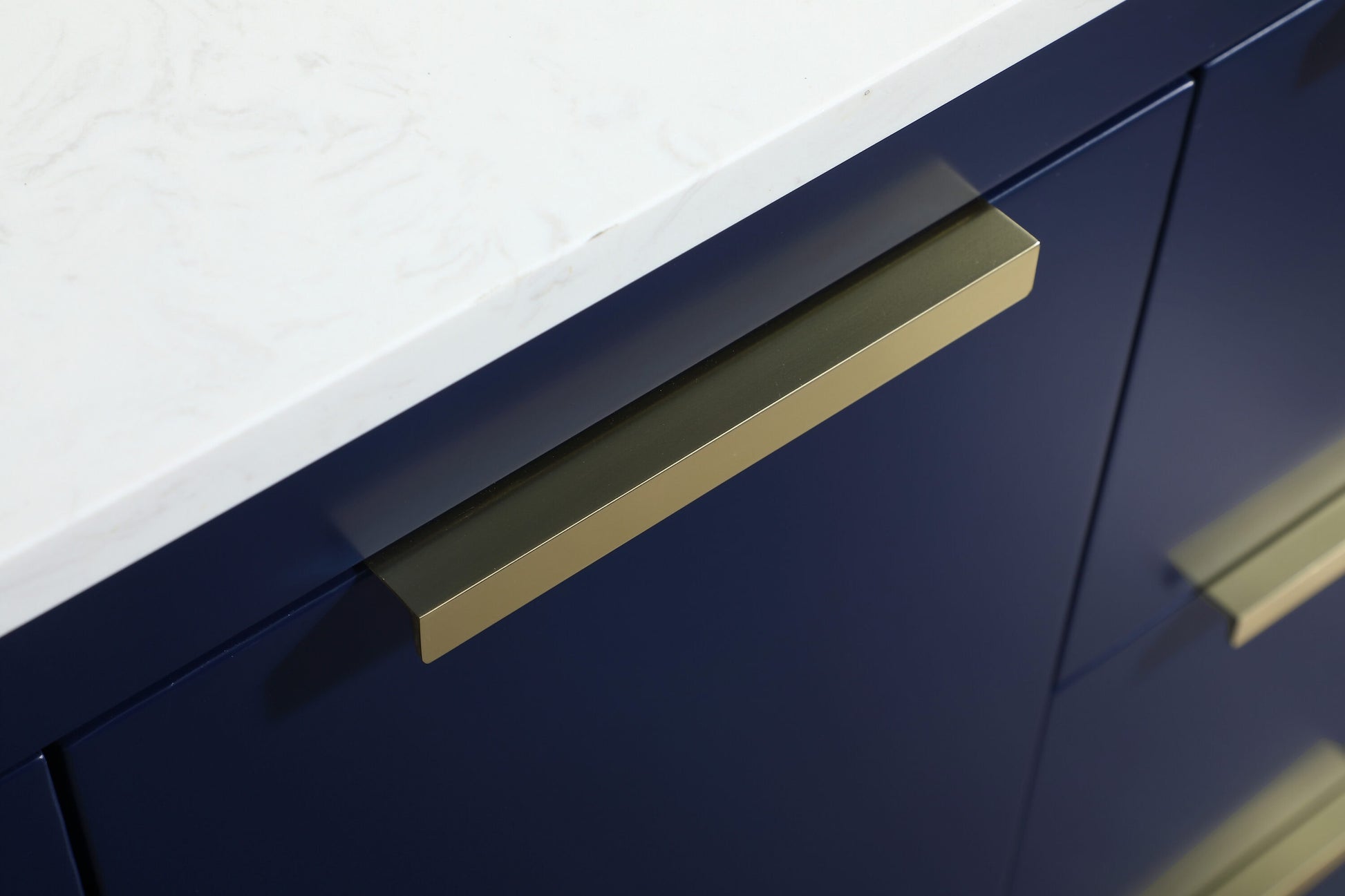 Ever Living Delta 36-Inch Single Sink Vanity in Blue with a Calacatta White Engineered Marble Countertop, VF19436BL, FINAL PRICE: $599.99 + TAX [FBM-146]