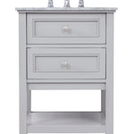 Ever Living Karly 24-Inch Single Sink Vanity in Light Grey with a  Countertop, VF27024GR, FINAL PRICE: $429.99 + TAX [FBM-131]