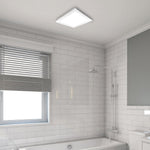 Utilitech Ventilation fan 1.5-Sone 100-CFM White Decorative Lighted Bathroom Fan (ENERGY STAR Certified)