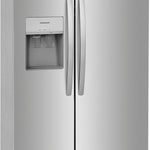 Frigidaire 25.6-cu ft Standard-Depth 36-in Wide Side-by-Side Refrigerator with Ice Maker ,Water and Ice Dispenser ( Fingerprint Resistant Stainless Steel ) ENERGY STAR Certified