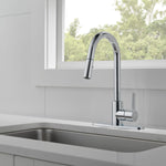 Peerless Single-Handle Pull-Down Kitchen Faucet in Chrome, P7946LF-TP, MRSP: $271.3, FINAL PRICE: $79.99 + TAX