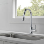 Peerless Single-Handle Pull-Down Kitchen Faucet in Chrome, P7946LF-TP, MRSP: $271.3, FINAL PRICE: $79.99 + TAX