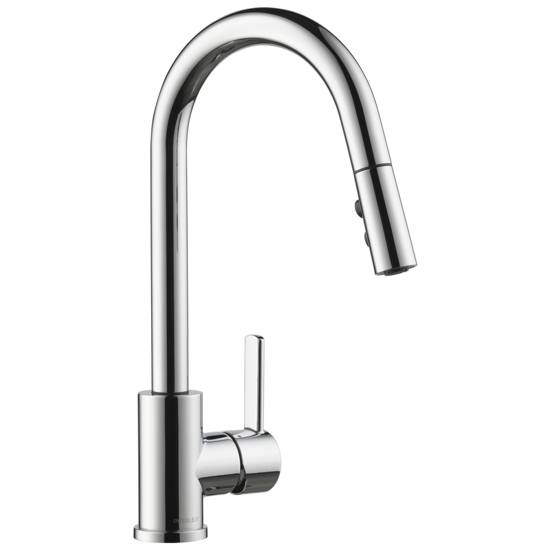 Peerless Single-Handle Pull-Down Kitchen Faucet in Chrome, P7946LF-TP, MRSP: $271.3, FINAL PRICE: $79.99 + TAX