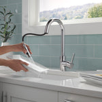 Peerless Single-Handle Pull-Down Kitchen Faucet in Chrome, P7946LF-TP, MRSP: $271.3, FINAL PRICE: $79.99 + TAX