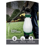 Lesco 2-Gallon Battery Operated Plastic Pump Sprayer Battery and Charger Included, 190594   4356311 *HD2412, Retail: $89.98, FINAL PRICE: $49.99 + TAX