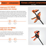 Jorgensen 6-in 600-lb Bar Clamp