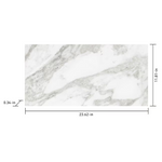 Satori Bianco Palazzo 12-in x 24-in Polished Porcelain Floor and Wall Tile, 8.7 mm, 8 pcs, 61.60 lbs, 15.5 sf, 1001-0370-0  #5081738 *JR2510, Retail: $1.99/sf, $30.85/box, FINAL PRICE: $1.29/sf, $20.00/bx + TAX