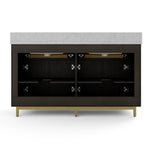 Summit Lane Fletcher 60-in Charcoal Undermount Double Sink Bathroom Vanity with White Lightly Veined Quartz Top, SL60FCV, [FB244], MSRP: $2,364.73, Final Price: $899.99 + Tax