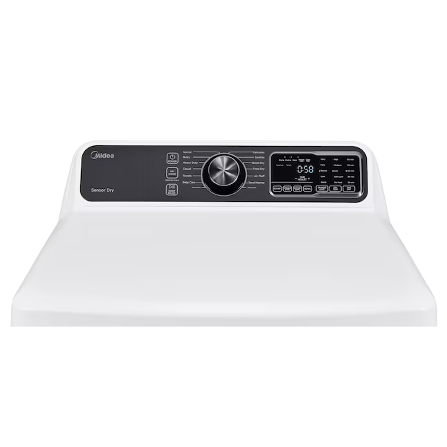 Midea 7.5-cu ft Electric Dryer (White), MLE45N3BWW, MSRP: $749.00, Final Price: $599.00 + Tax
