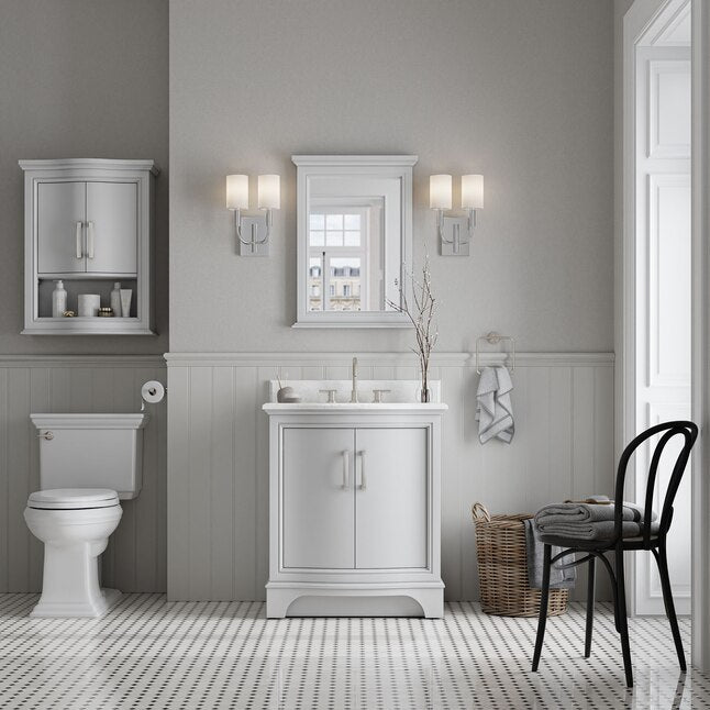Alpine Reserve Yorkshire 24-in Light Gray Wall Cabinet, 1412WC-24-242, FINAL PRICE: $49.99 + Tax