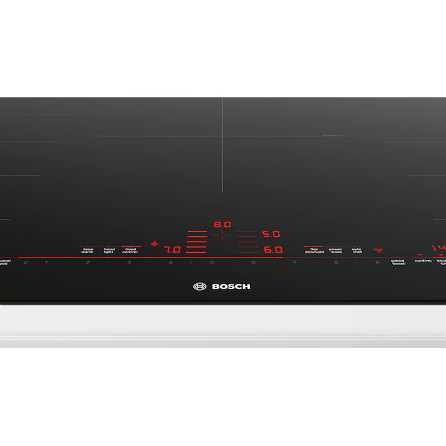 Bosch Benchmark Series 36-in 5 burners Black Smart Compatible Induction Cooktop with Bridge Element, NITP660UC/48 *JR2510, Retail: $3,599.00, FINAL PRICE: $2,299.99 + TAX