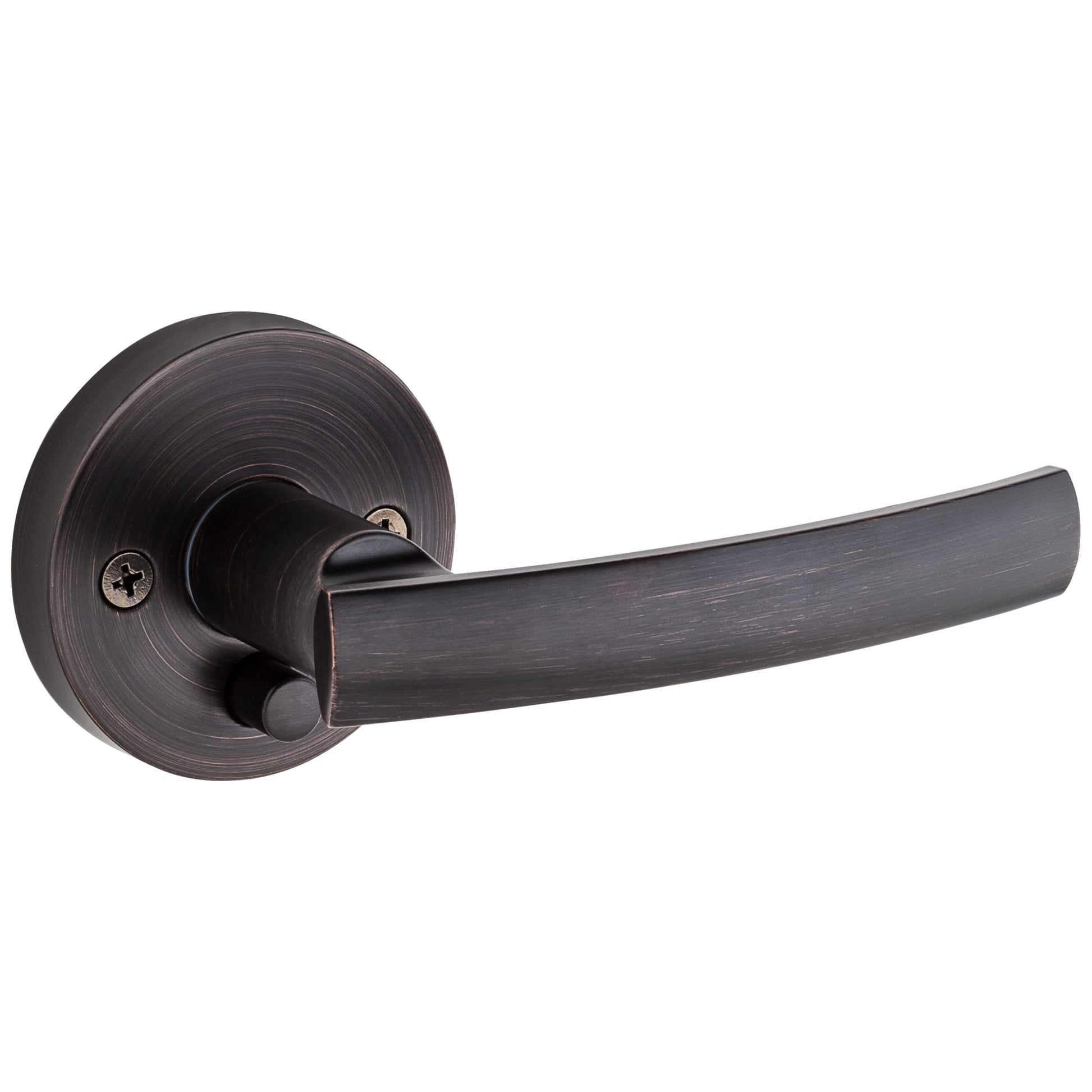 Kwikset Sydney Round Bed/Bath Lever in Venetian Bronze, 91550-015 - 155SYL RDT 11P 6AL RCS Retail:$ 36.98 SPECIAL!, Loc: Warehouse
