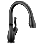 Delta Leland Single Handle Pull-Down Kitchen Faucet with ShieldSpray Technology in Matte Black, 9178-BL-DST, MRSP: $642, FINAL PRICE: $ + TAX