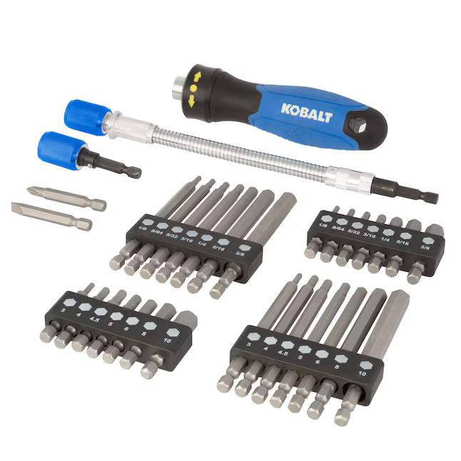 Kobalt Furniture Assembly Set Screwdriver Bit Set 33 -Piece, 99198875248, 759898