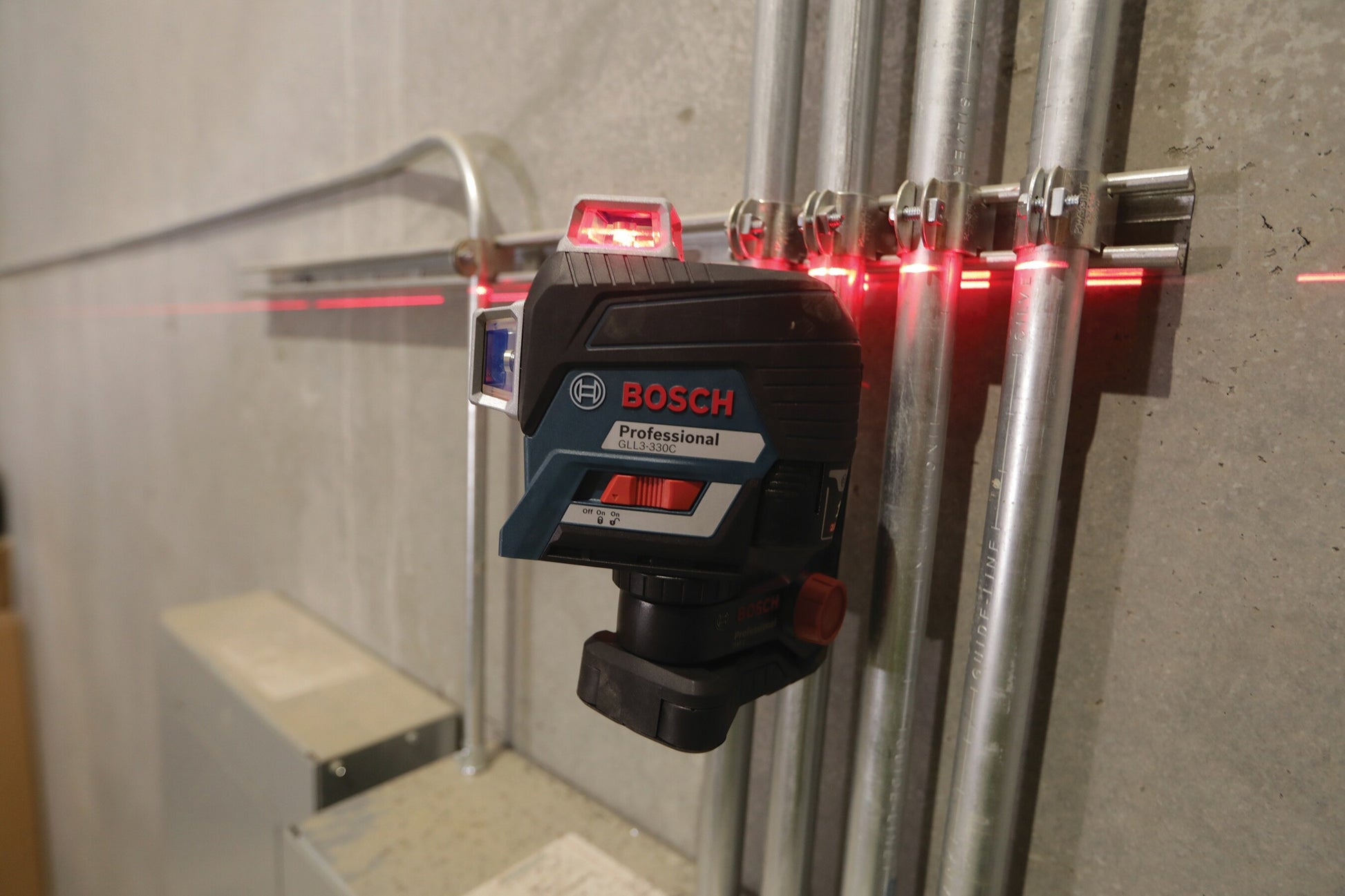 Bosch 330.0-ft Red 360-Degree Self-Leveling 3-plane Laser Level, GLL3-330C, FINAL PRICE: $299.99