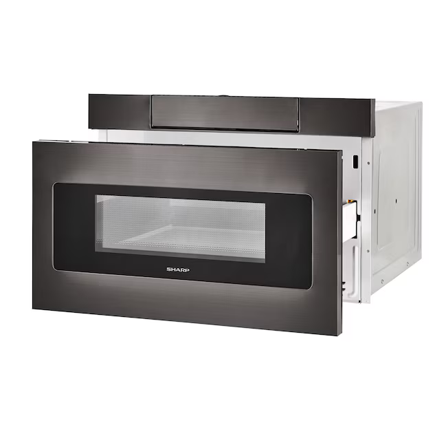 Sharp 23.9-in 1.2-cu ft 950 -Watt Microwave Drawer (Black Stainless Steel), SMD2470AH, Retail: $1,799.99, FINAL PRICE: $999.00 + TAX