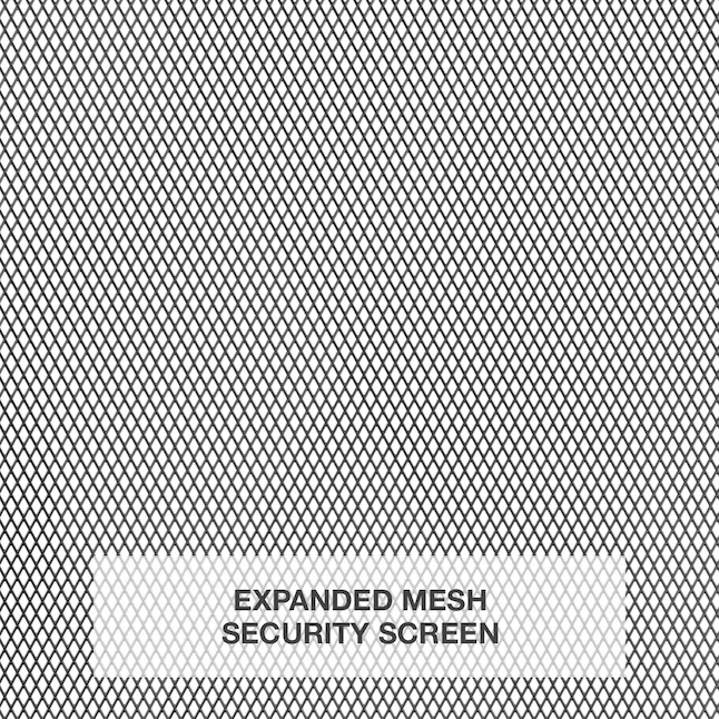 RELIABILT Magnum 36-in x 81-in White Steel Surface Mount Universal/Reversible Security Door with Black Screen and Double Bore, 91824032-RB  #5279692 *JR2509, Retail: $179.00, FINAL PRICE: $99.99 + TAX