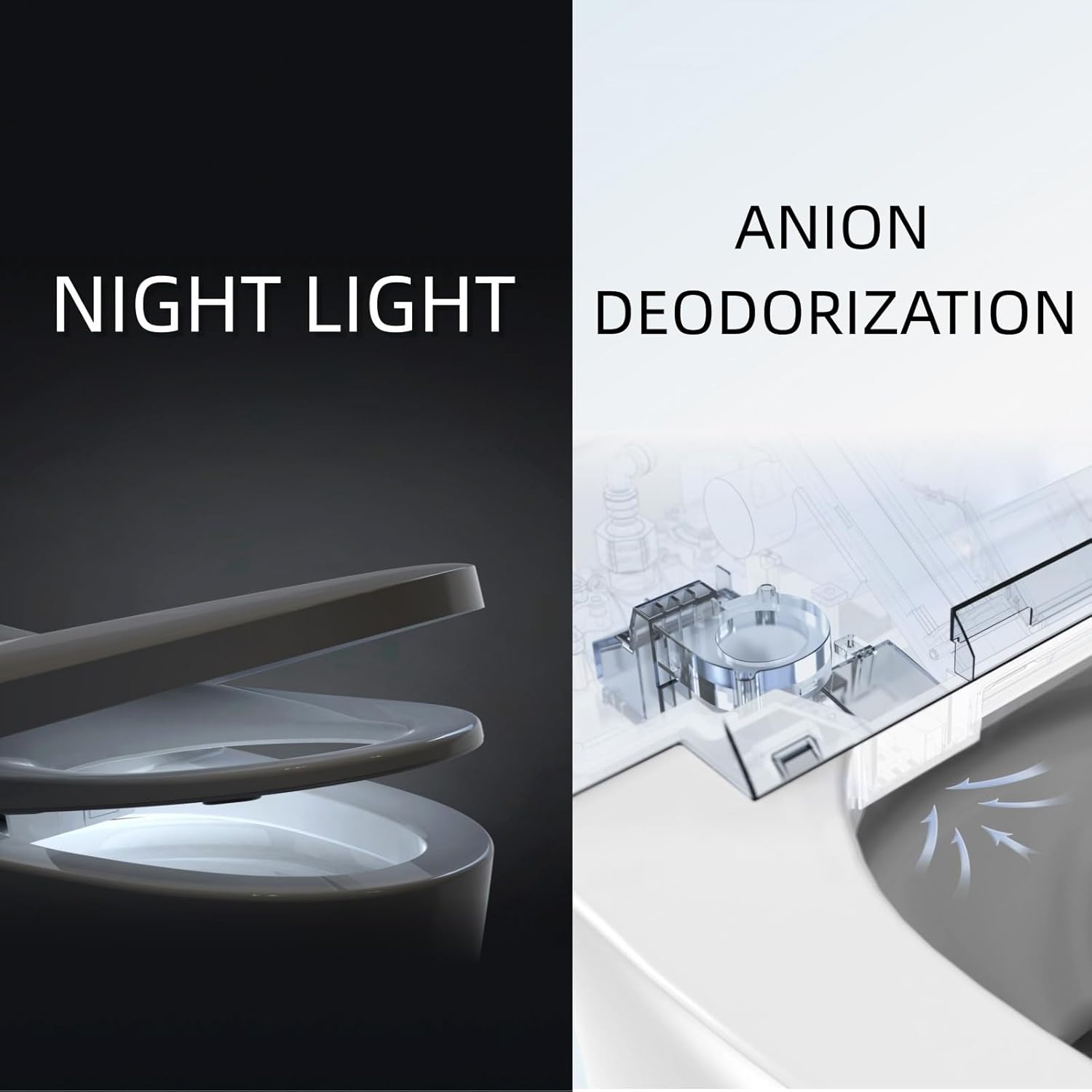 VYL50 Duko Smart Toilet with Bidet Built In, FINAL PRICE: $599.99 + Tax