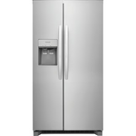 Frigidaire 22.3-cu ft Counter-Depth 36-in Side-by-Side Refrigerator with Ice Maker + Water and Ice Dispenser (Stainless Steel), FRSC2333AS/A *JR2511, Retail: $1,599.00, FINAL PRICE: $949.99 + TAX