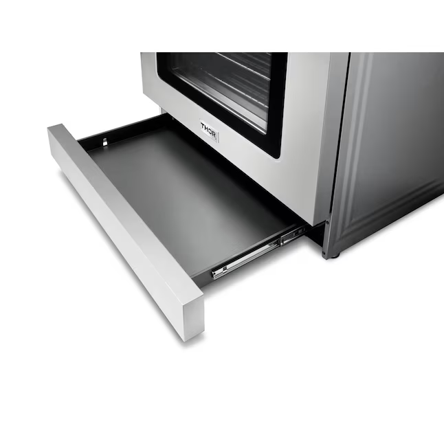 Thor Kitchen 36-in 6 burners 6-cu ft Air Fry Convection Oven Freestanding Natural Gas Range (Stainless Steel), TRG3601 *JR2510, Retail: $4,999.00, FINAL PRICE: $3,199.99 + TAX