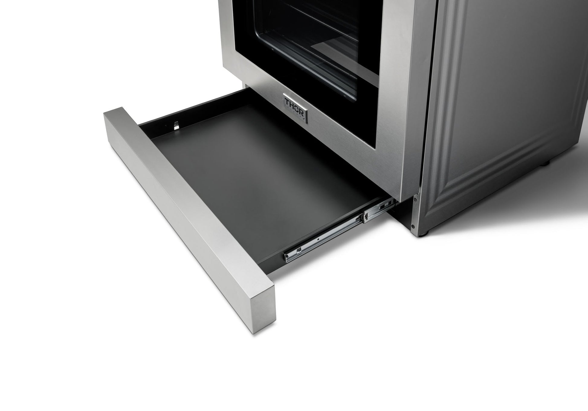 Thor Kitchen 30-in Glass Top 5 burners 4.55-cu ft Air Fry Convection Oven Freestanding Electric Range Stainless steel )
