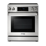 Thor Kitchen 30-in Glass Top 5 burners 4.55-cu ft Air Fry Convection Oven Freestanding Electric Range Stainless steel )