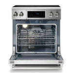Thor Kitchen 30-in Glass Top 5 burners 4.55-cu ft Air Fry Convection Oven Freestanding Electric Range Stainless steel )